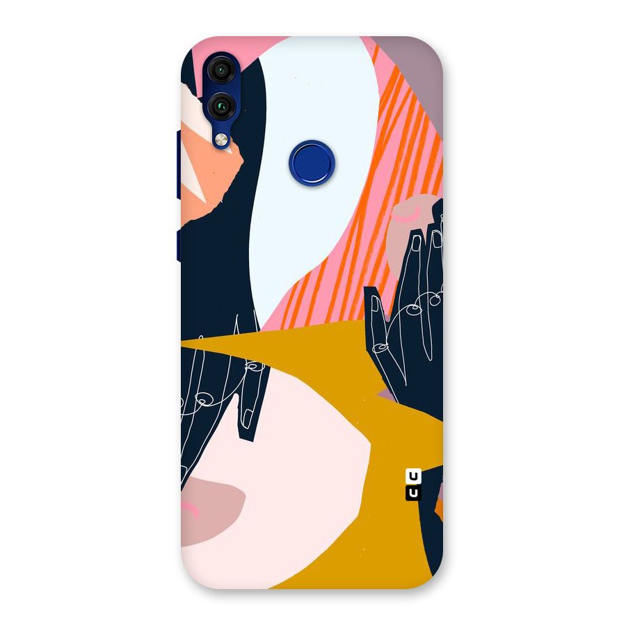 Abstract Hands Back Case for Honor 8C