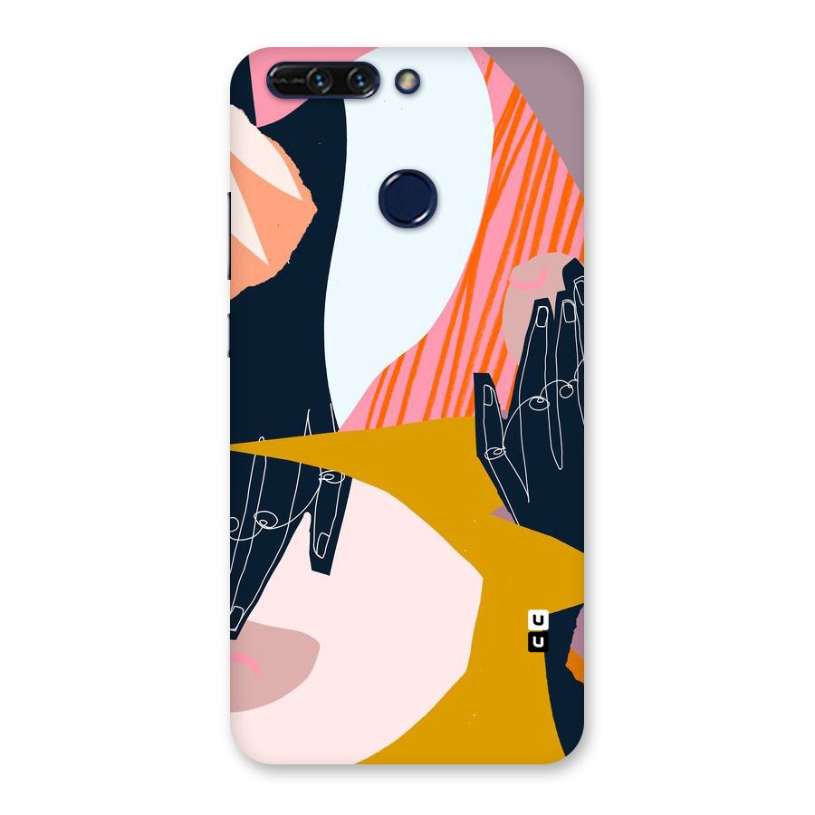 Abstract Hands Back Case for Honor 8 Pro