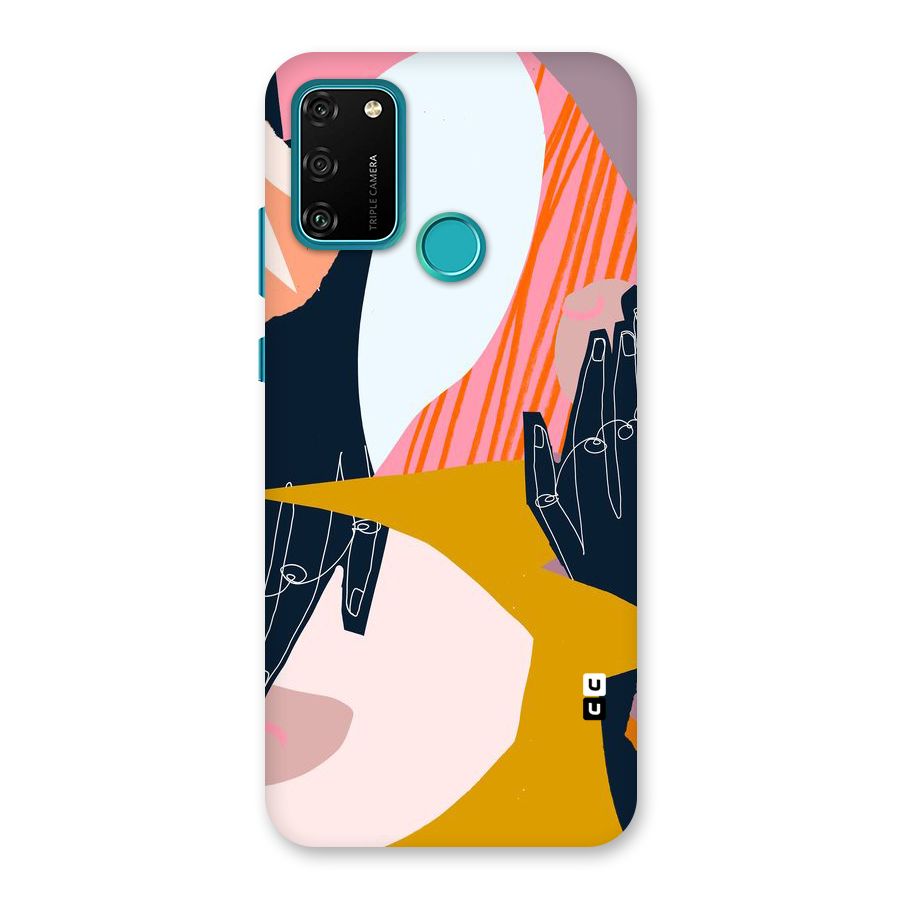 Abstract Hands Back Case for Honor 9A