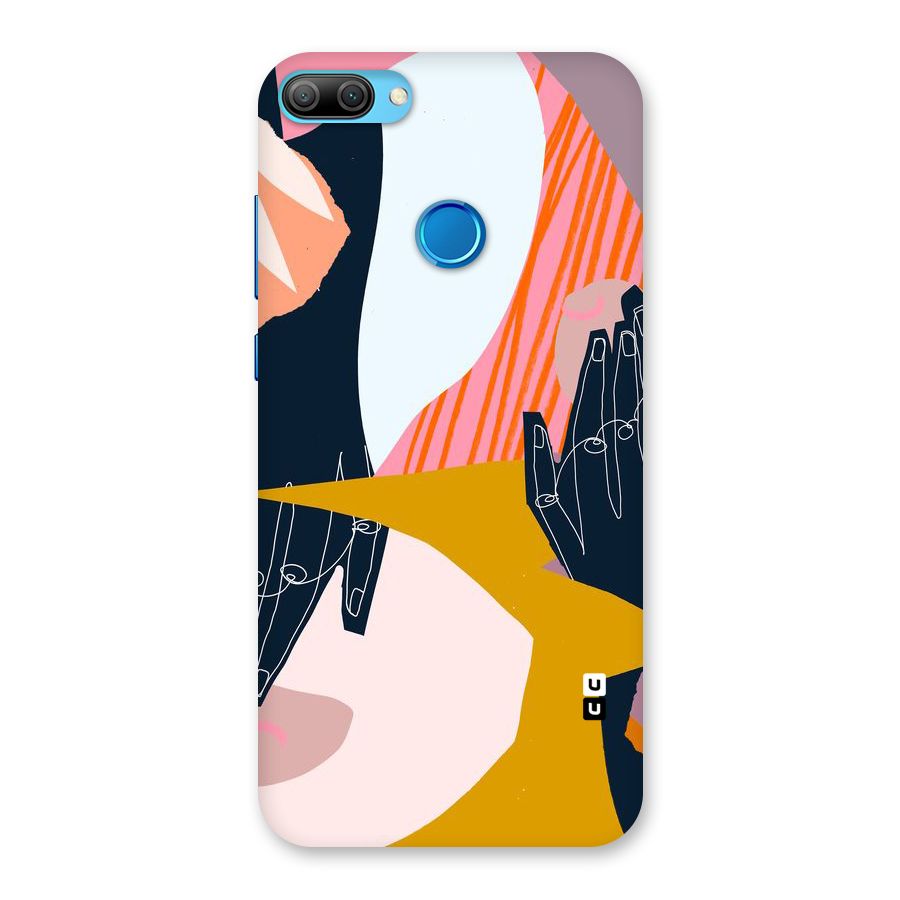 Abstract Hands Back Case for Honor 9N