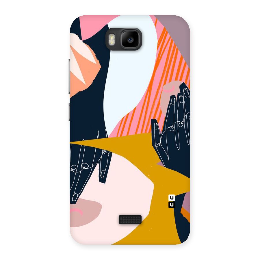 Abstract Hands Back Case for Honor Bee