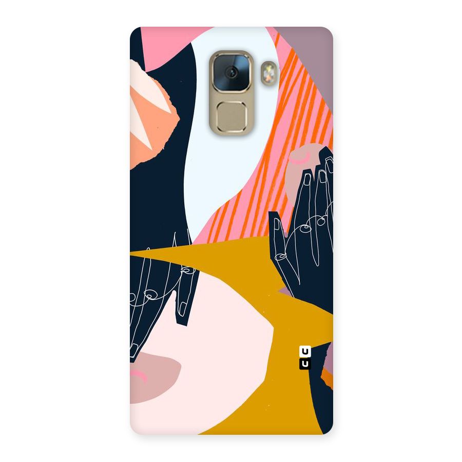 Abstract Hands Back Case for Huawei Honor 7