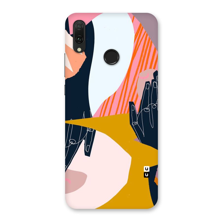 Abstract Hands Back Case for Huawei Y9 (2019)