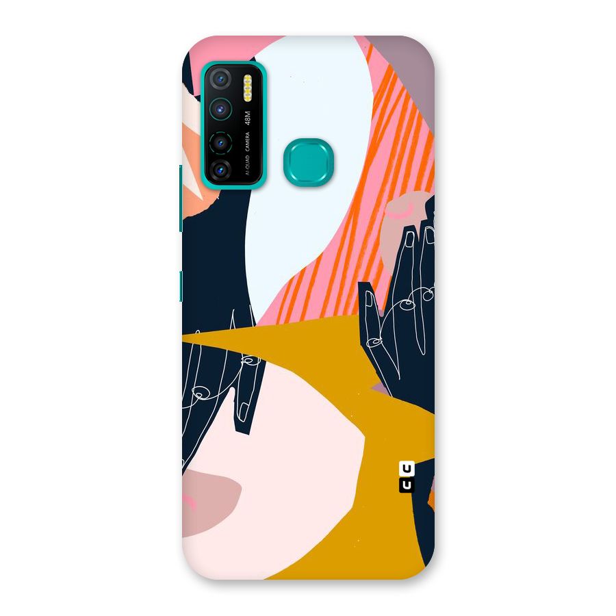 Abstract Hands Back Case for Infinix Hot 9 Pro