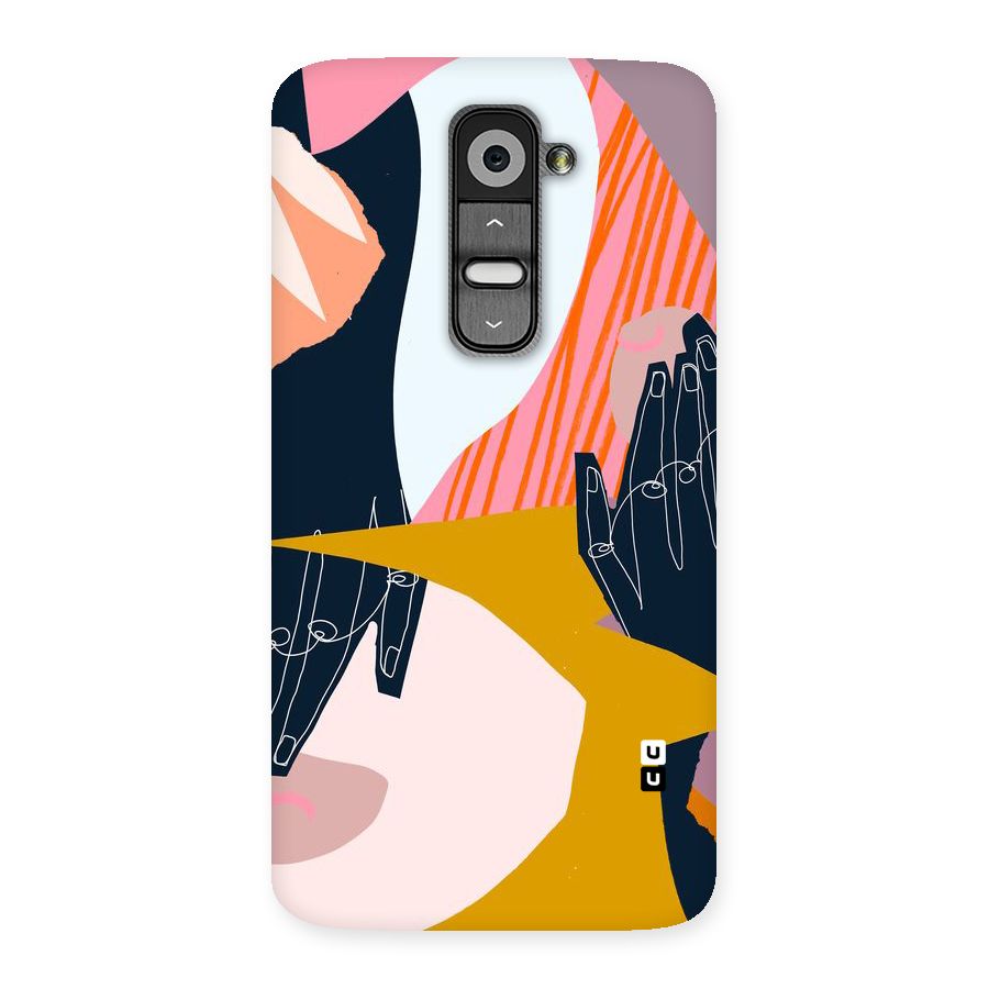 Abstract Hands Back Case for LG G2