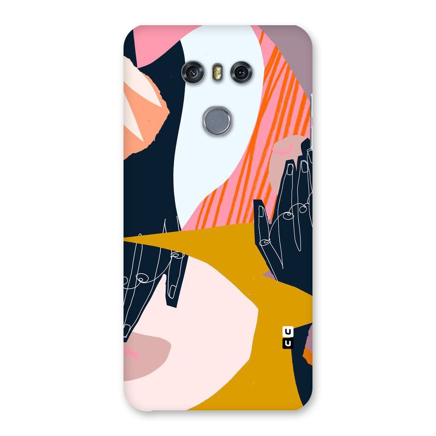 Abstract Hands Back Case for LG G6