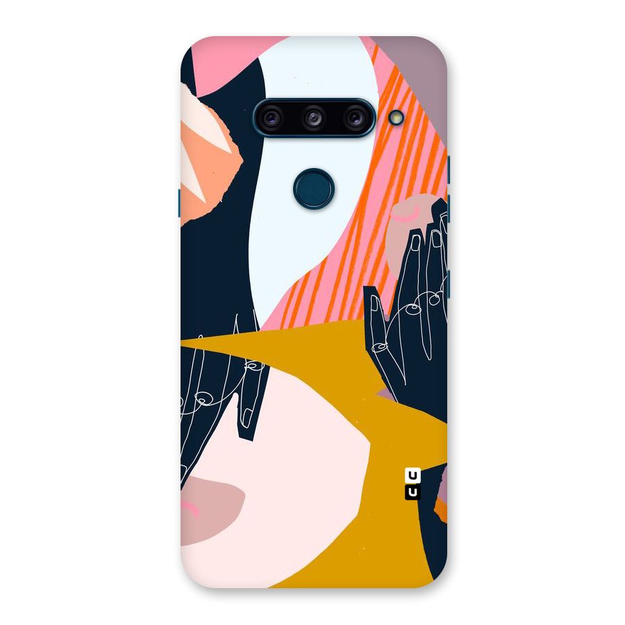 Abstract Hands Back Case for LG  V40 ThinQ