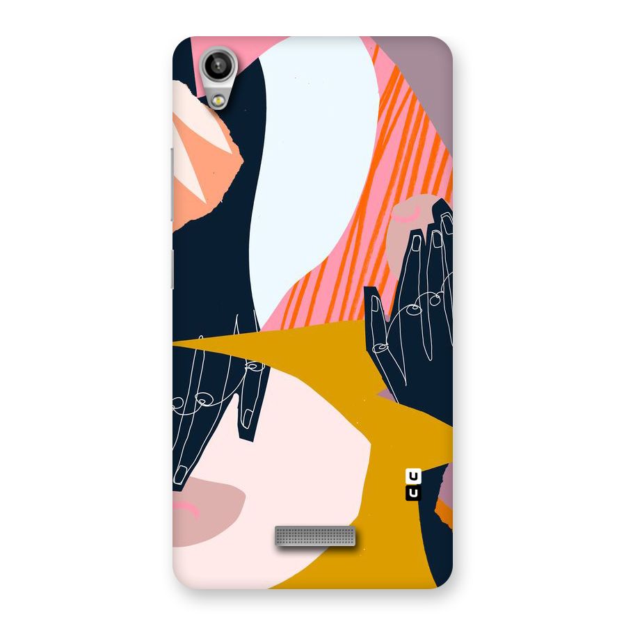 Abstract Hands Back Case for Lava-Pixel-V1