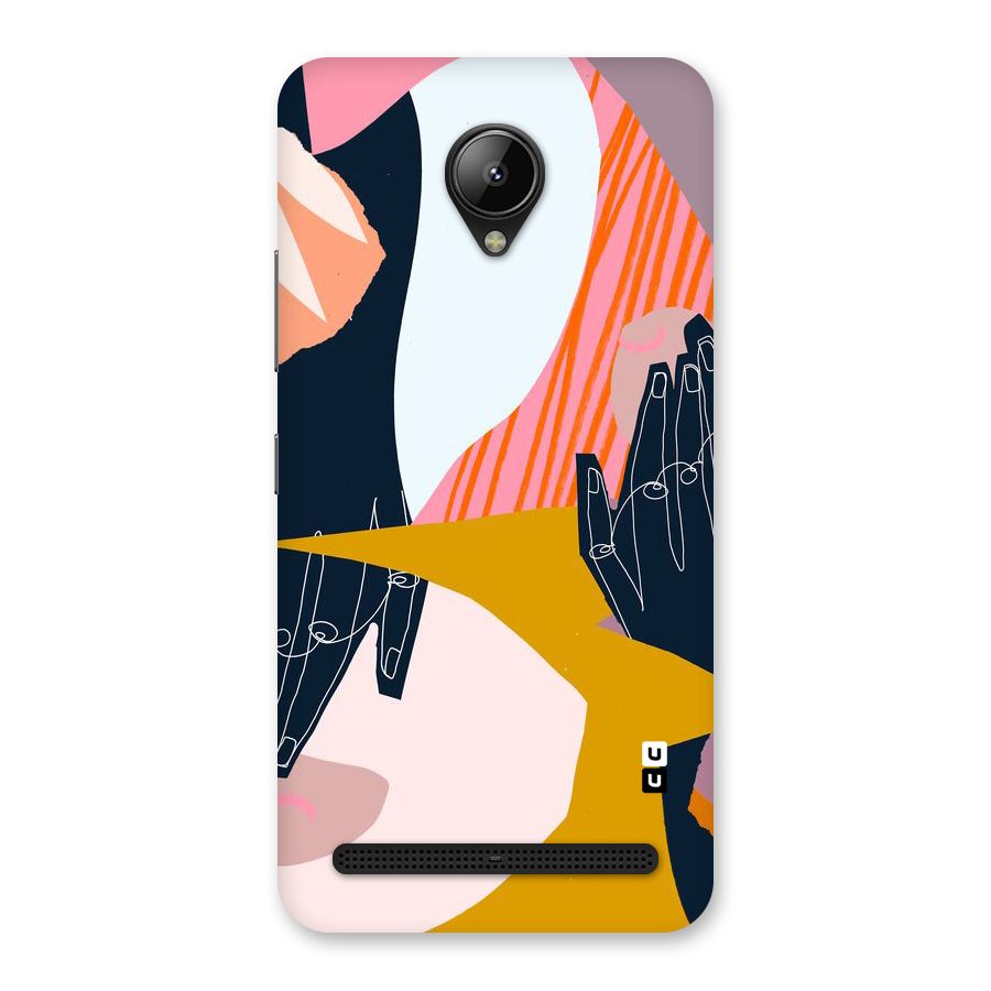 Abstract Hands Back Case for Lenovo C2