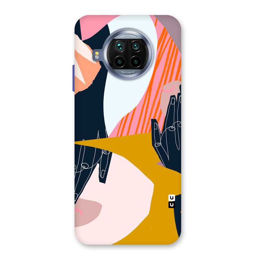 Abstract Hands Back Case for Mi 10i