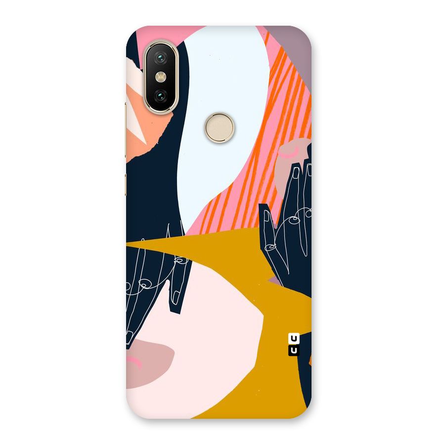 Abstract Hands Back Case for Mi A2
