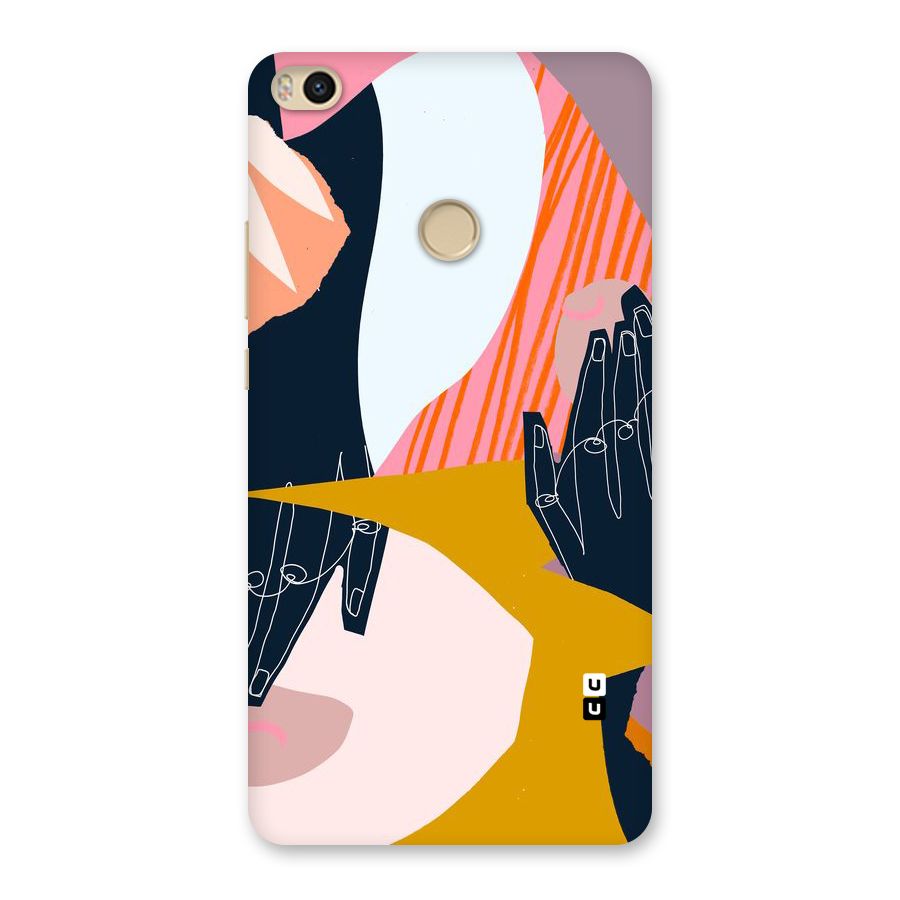 Abstract Hands Back Case for Mi Max 2