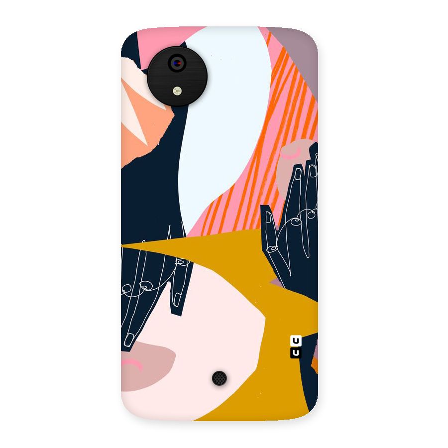 Abstract Hands Back Case for Micromax Canvas A1