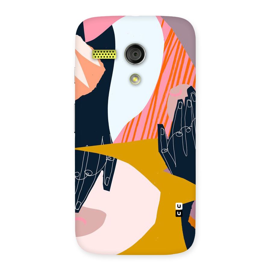 Abstract Hands Back Case for Moto G
