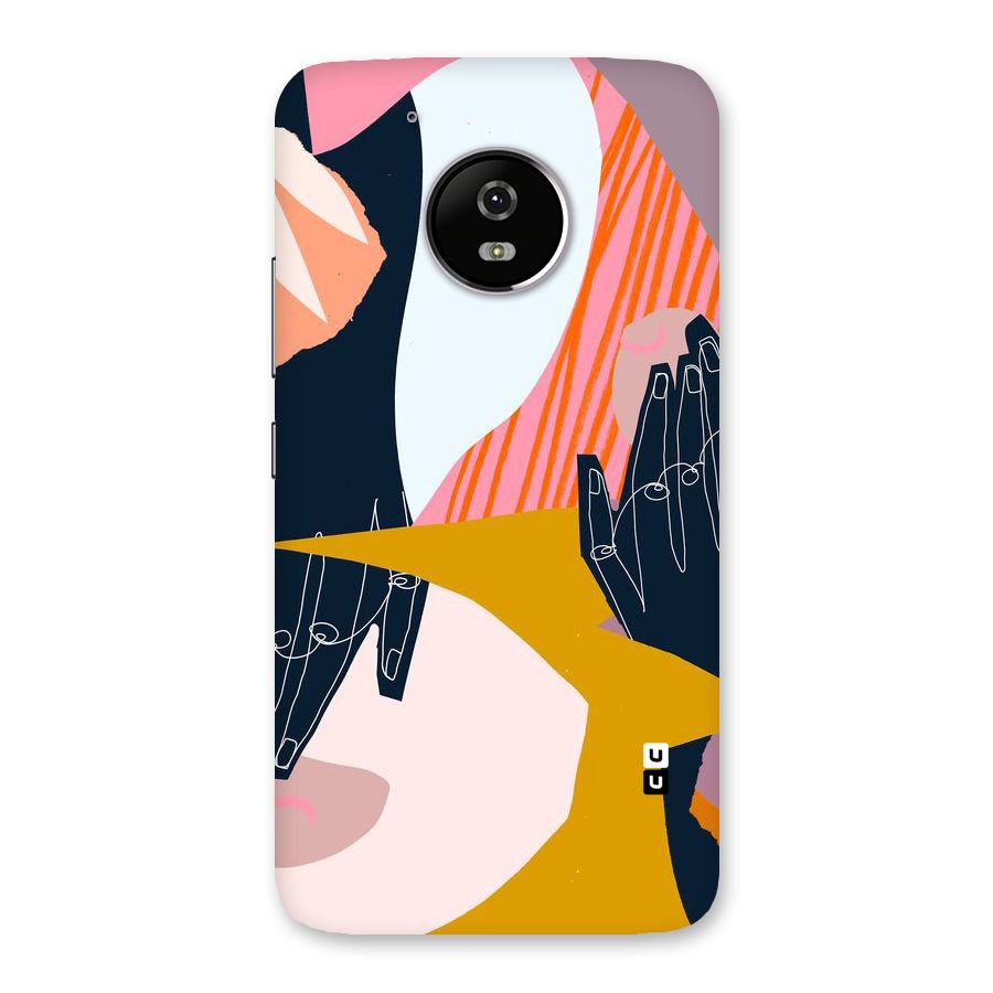 Abstract Hands Back Case for Moto G5