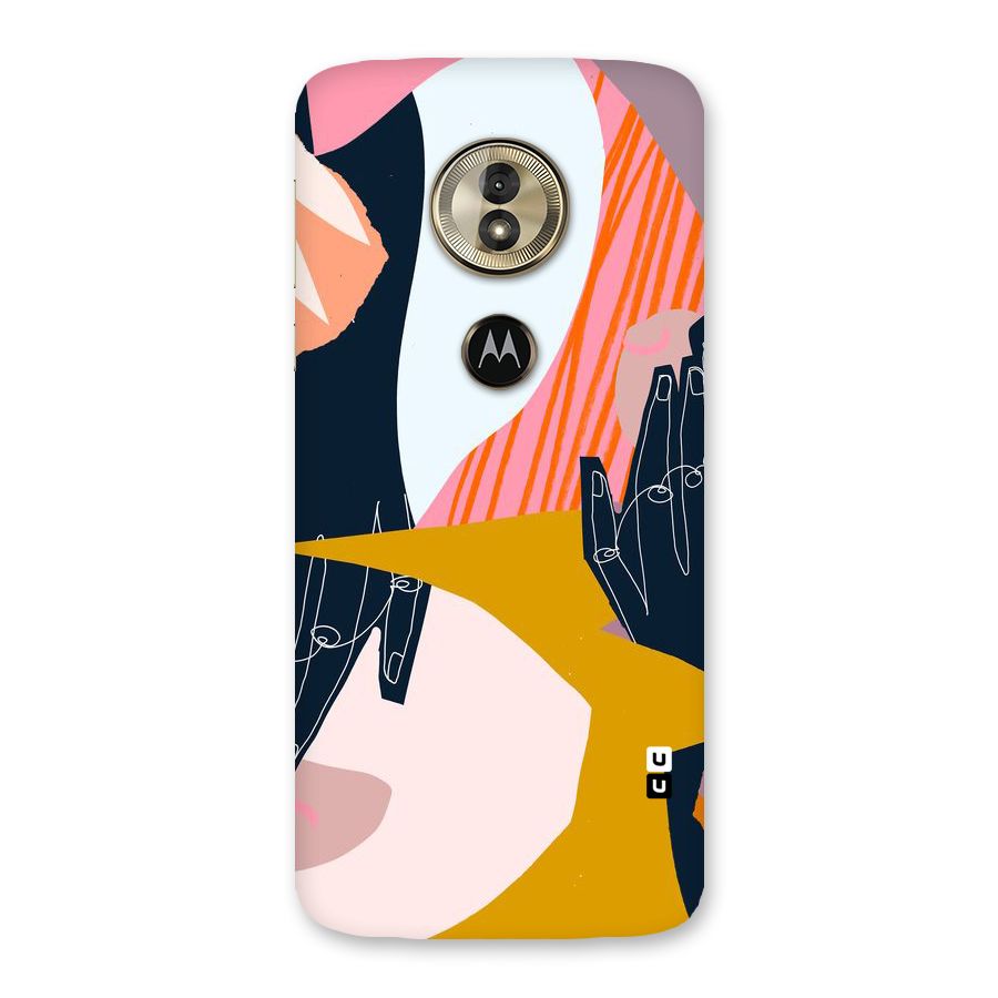 Abstract Hands Back Case for Moto G6 Play