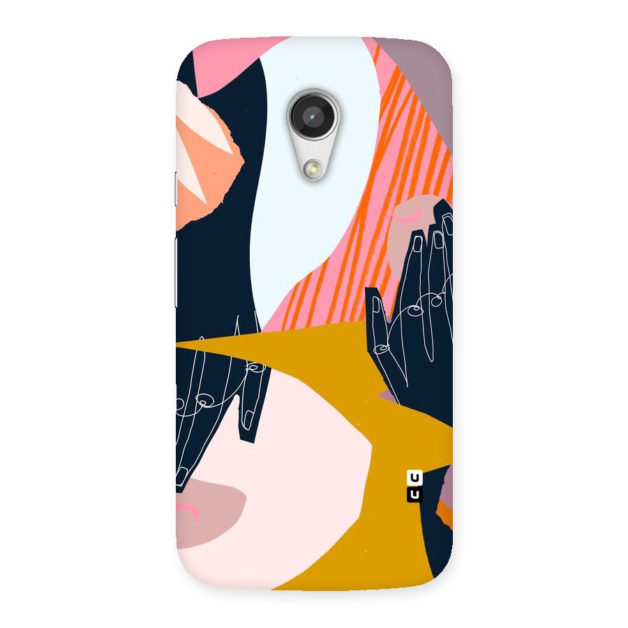 Abstract Hands Back Case for Moto G 2nd Gen