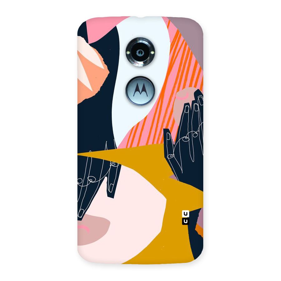 Abstract Hands Back Case for Moto X 2nd Gen