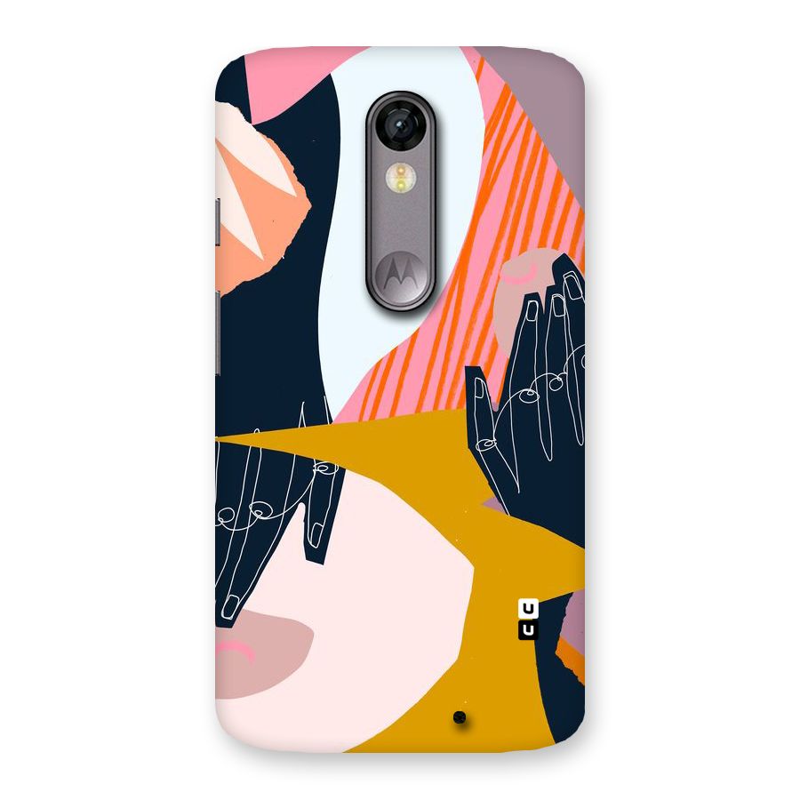 Abstract Hands Back Case for Moto X Force