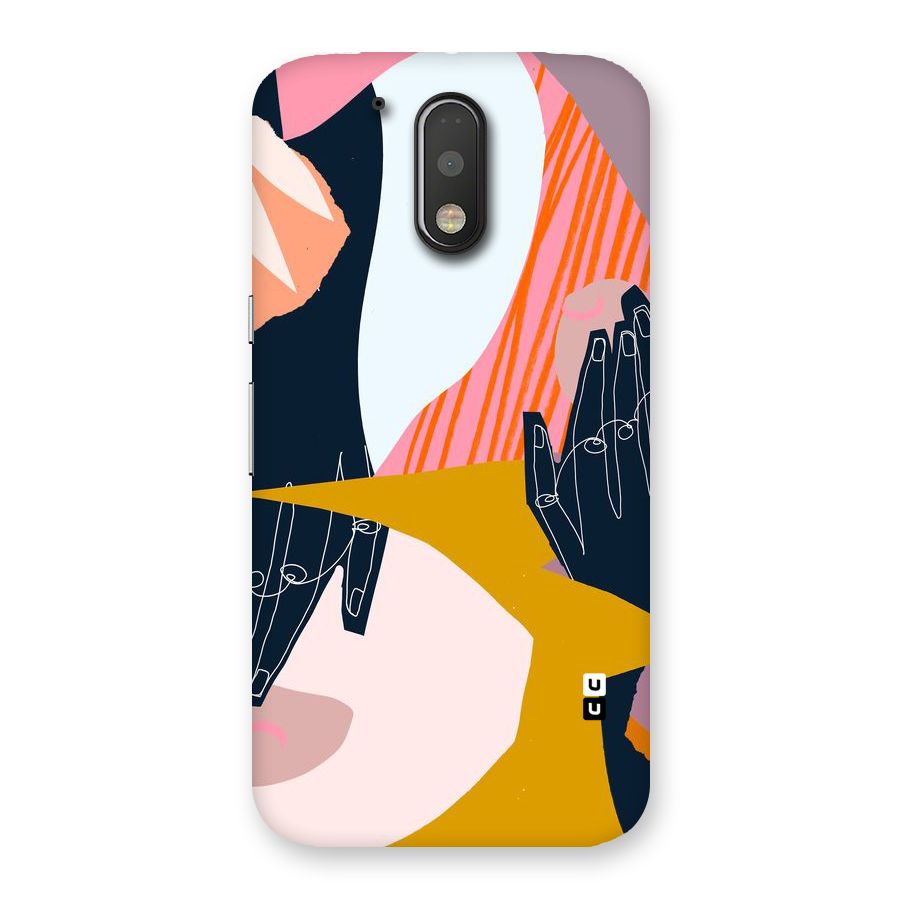 Abstract Hands Back Case for Motorola Moto G4