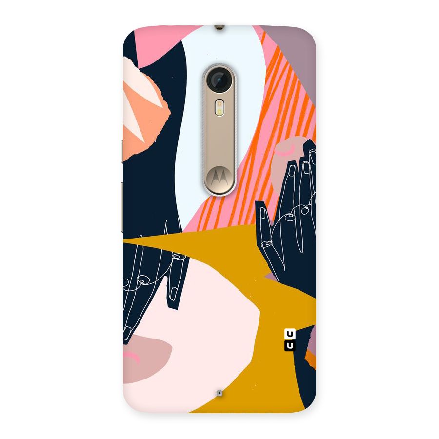 Abstract Hands Back Case for Motorola Moto X Style