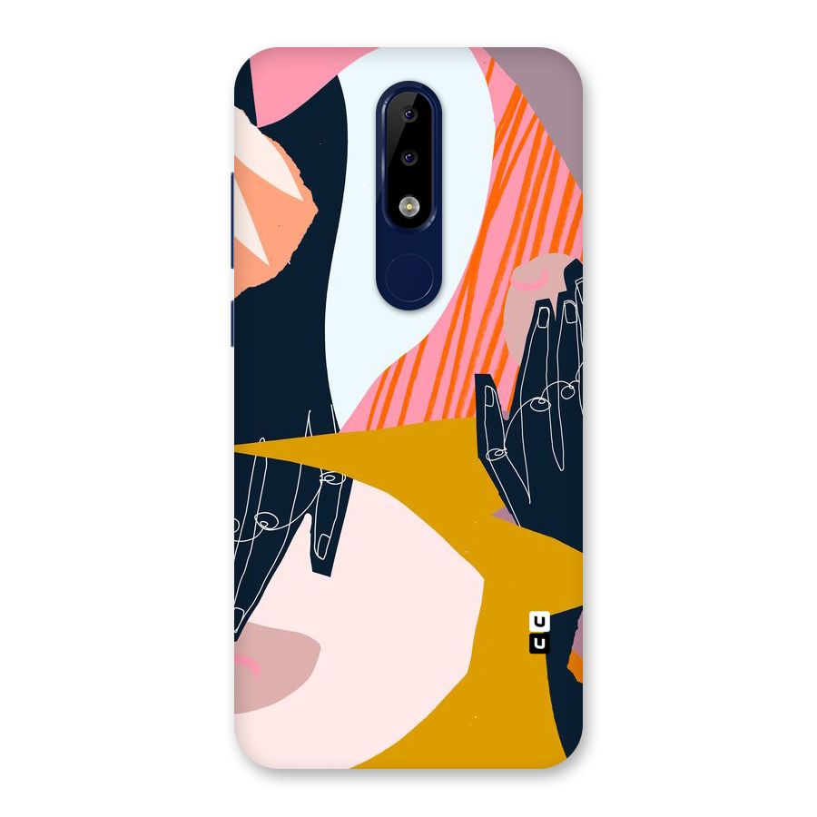 Abstract Hands Back Case for Nokia 5.1 Plus