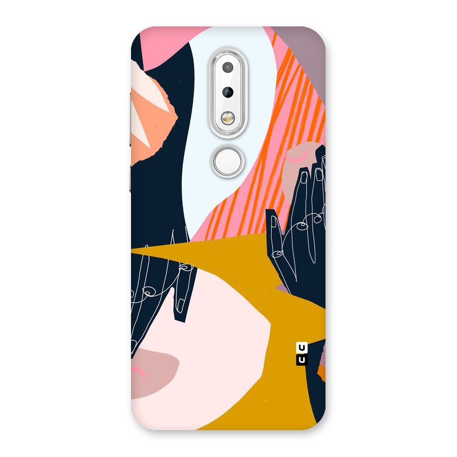 Abstract Hands Back Case for Nokia 6.1 Plus