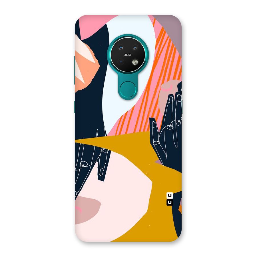 Abstract Hands Back Case for Nokia 7.2