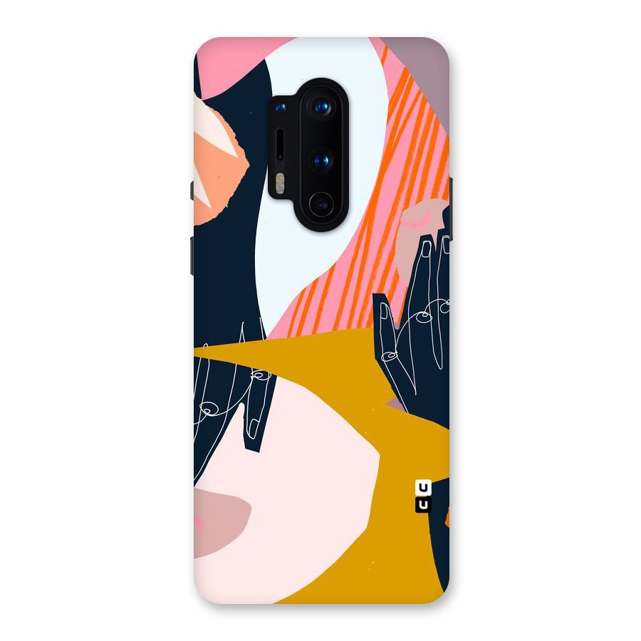 Abstract Hands Back Case for OnePlus 8 Pro