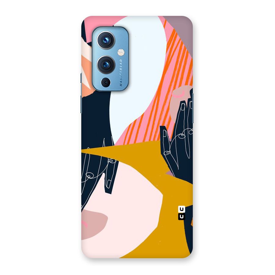 Abstract Hands Back Case for OnePlus 9