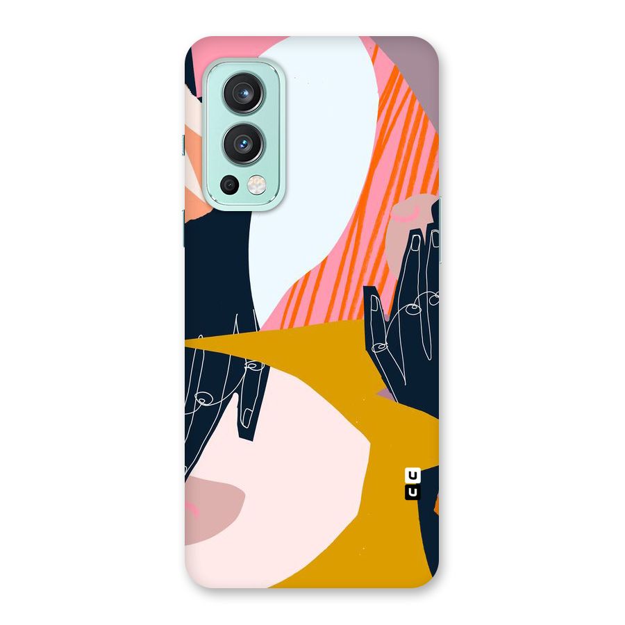 Abstract Hands Back Case for OnePlus Nord 2 5G