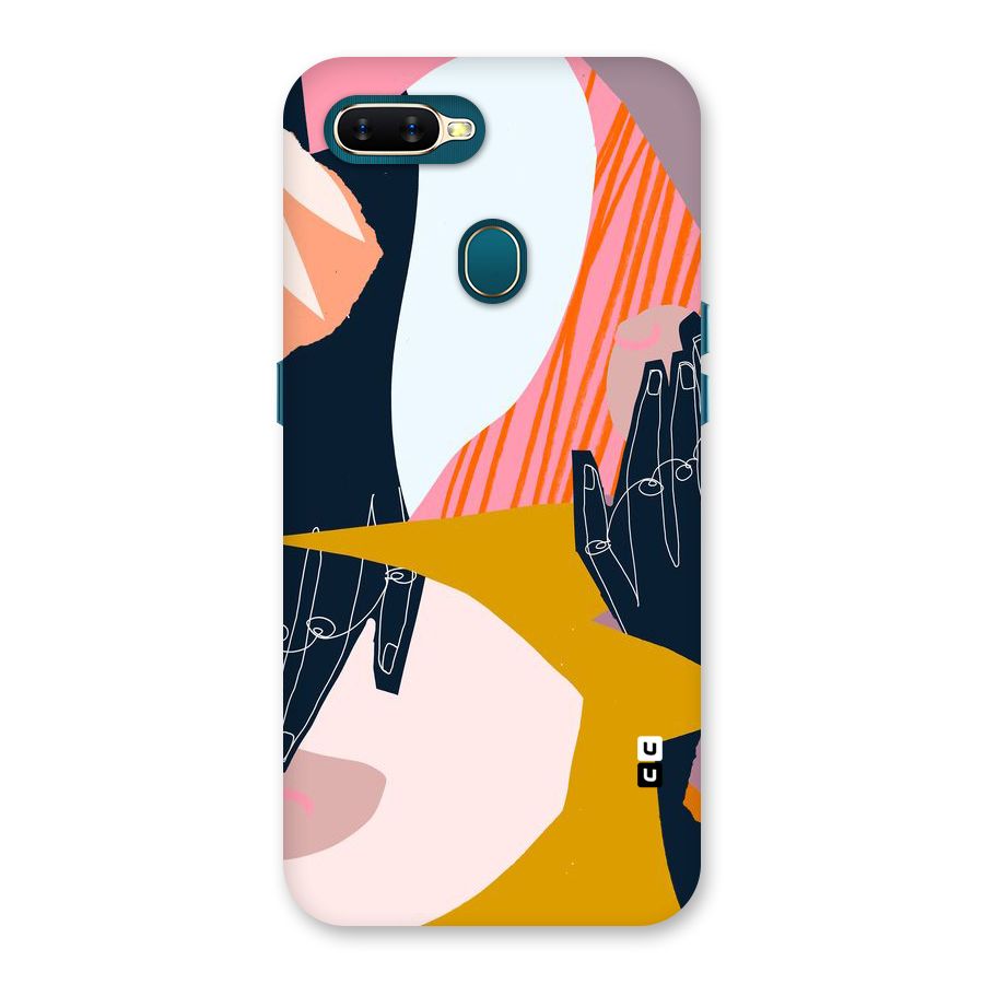 Abstract Hands Back Case for Oppo A11k
