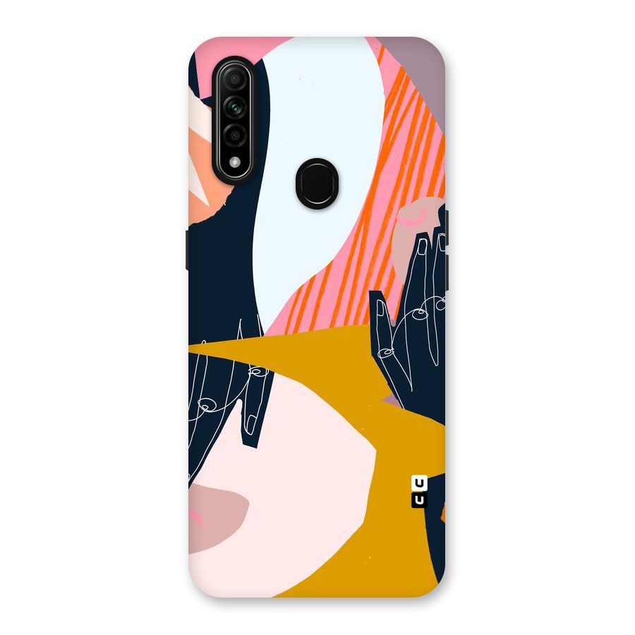 Abstract Hands Back Case for Oppo A31