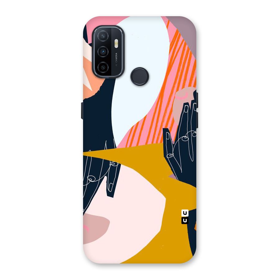 Abstract Hands Back Case for Oppo A32