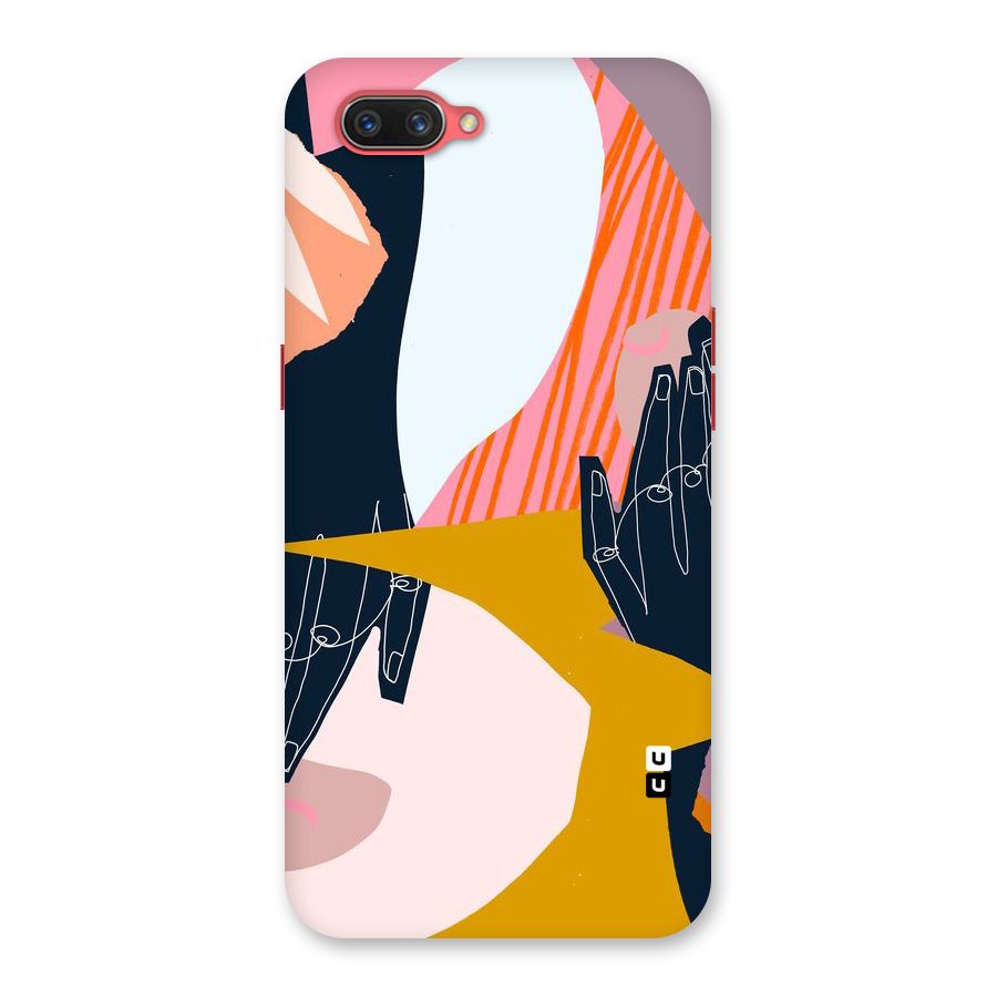 Abstract Hands Back Case for Oppo A3s