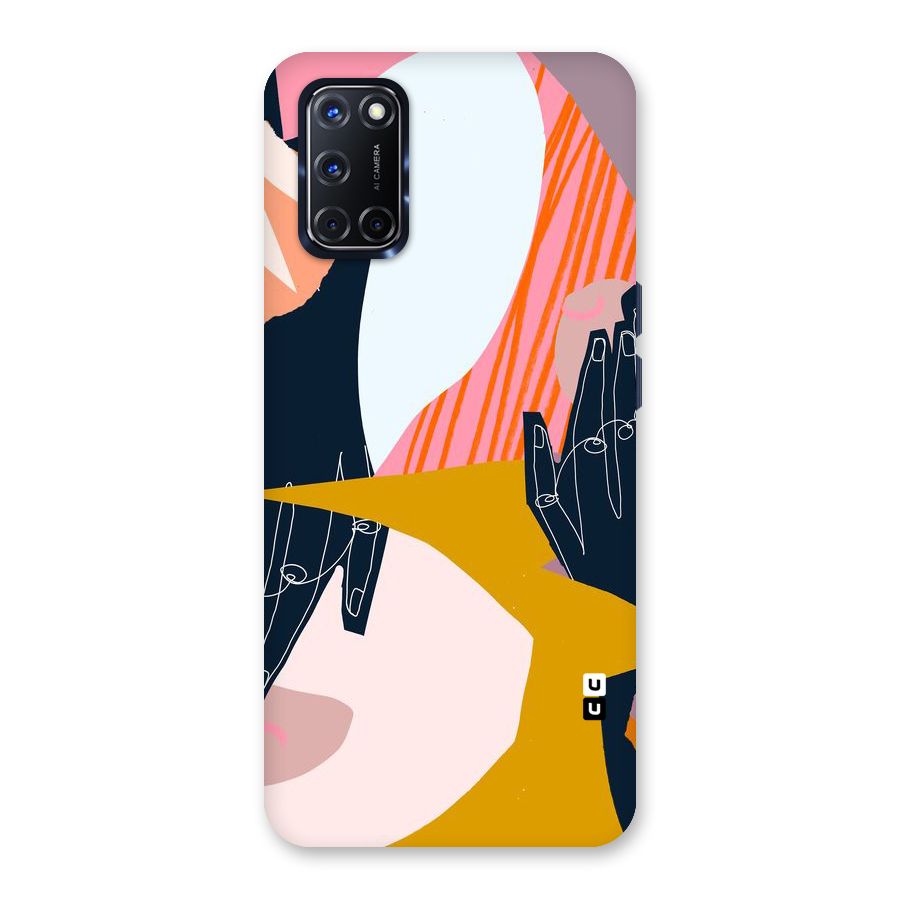 Abstract Hands Back Case for Oppo A52