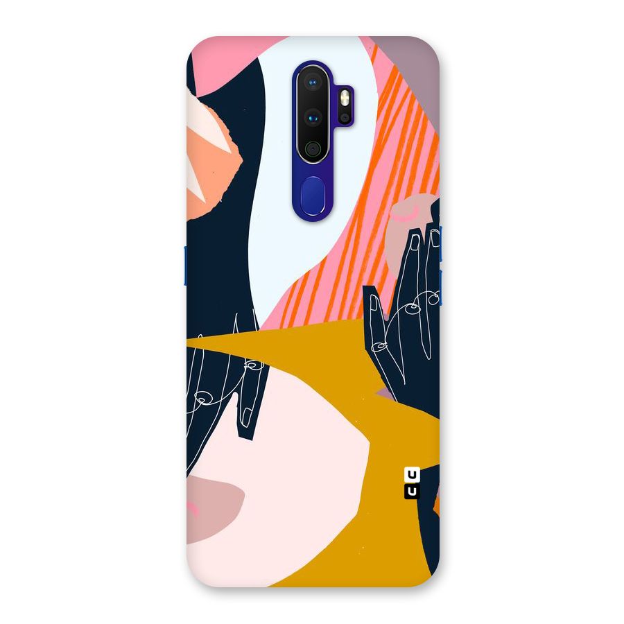 Abstract Hands Back Case for Oppo A9 (2020)