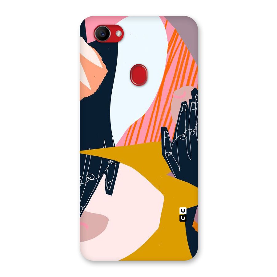 Abstract Hands Back Case for Oppo F7