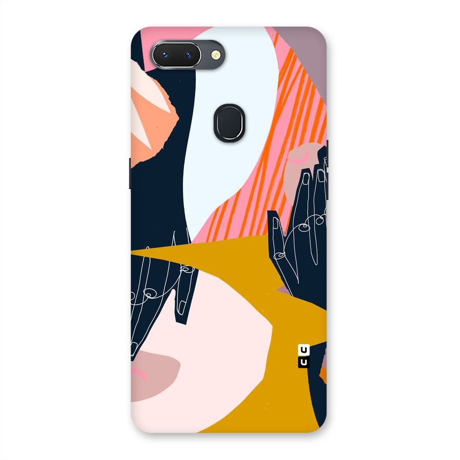 Abstract Hands Back Case for Oppo Realme 2