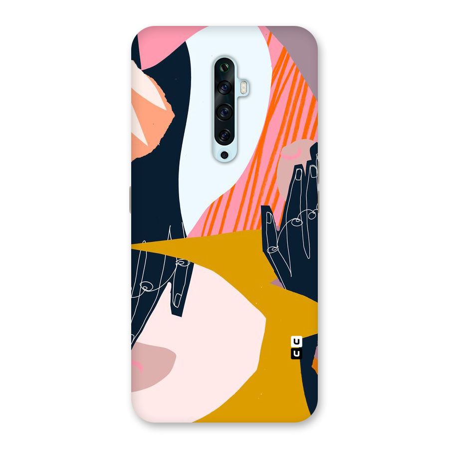 Abstract Hands Back Case for Oppo Reno2 Z
