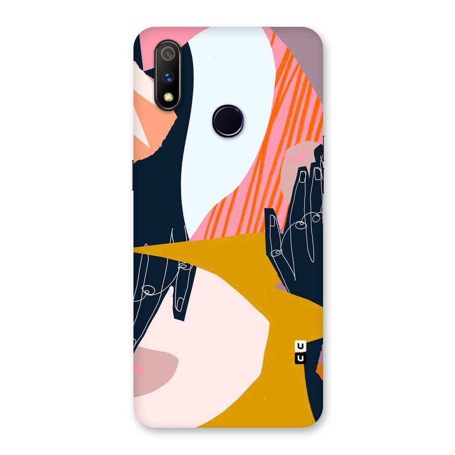 Abstract Hands Back Case for Realme 3 Pro
