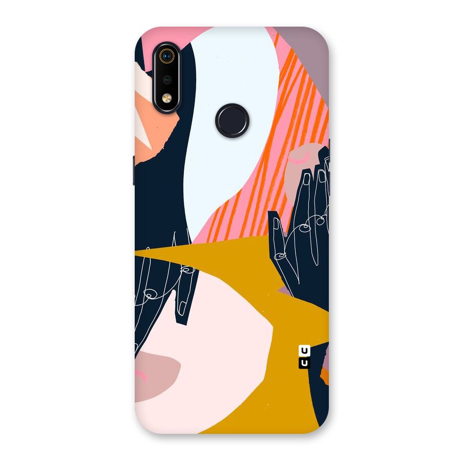 Abstract Hands Back Case for Realme 3i