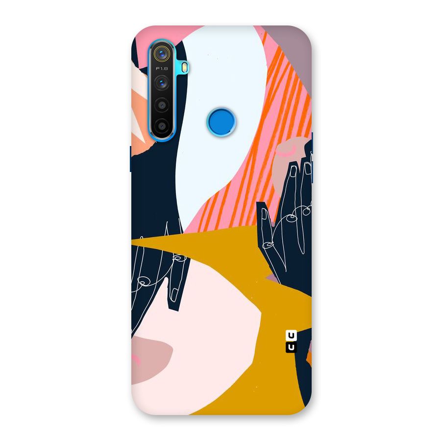 Abstract Hands Back Case for Realme 5s