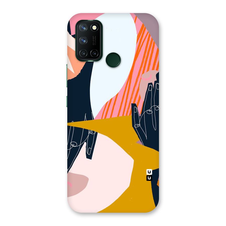 Abstract Hands Back Case for Realme 7i