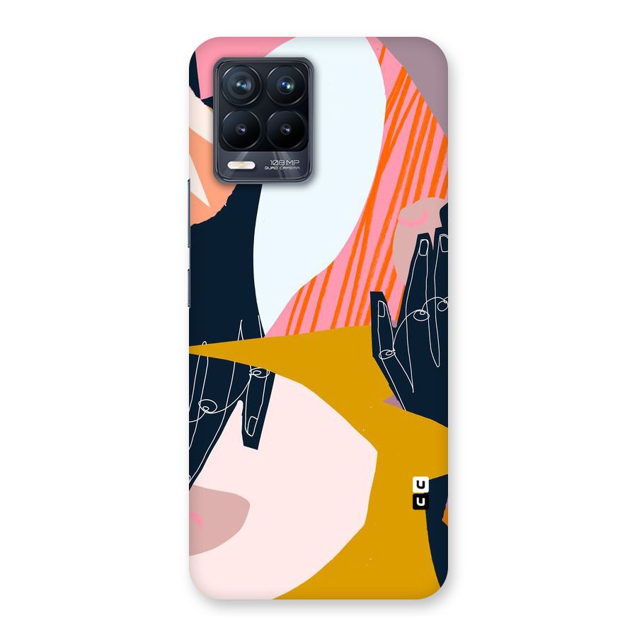Abstract Hands Back Case for Realme 8 Pro