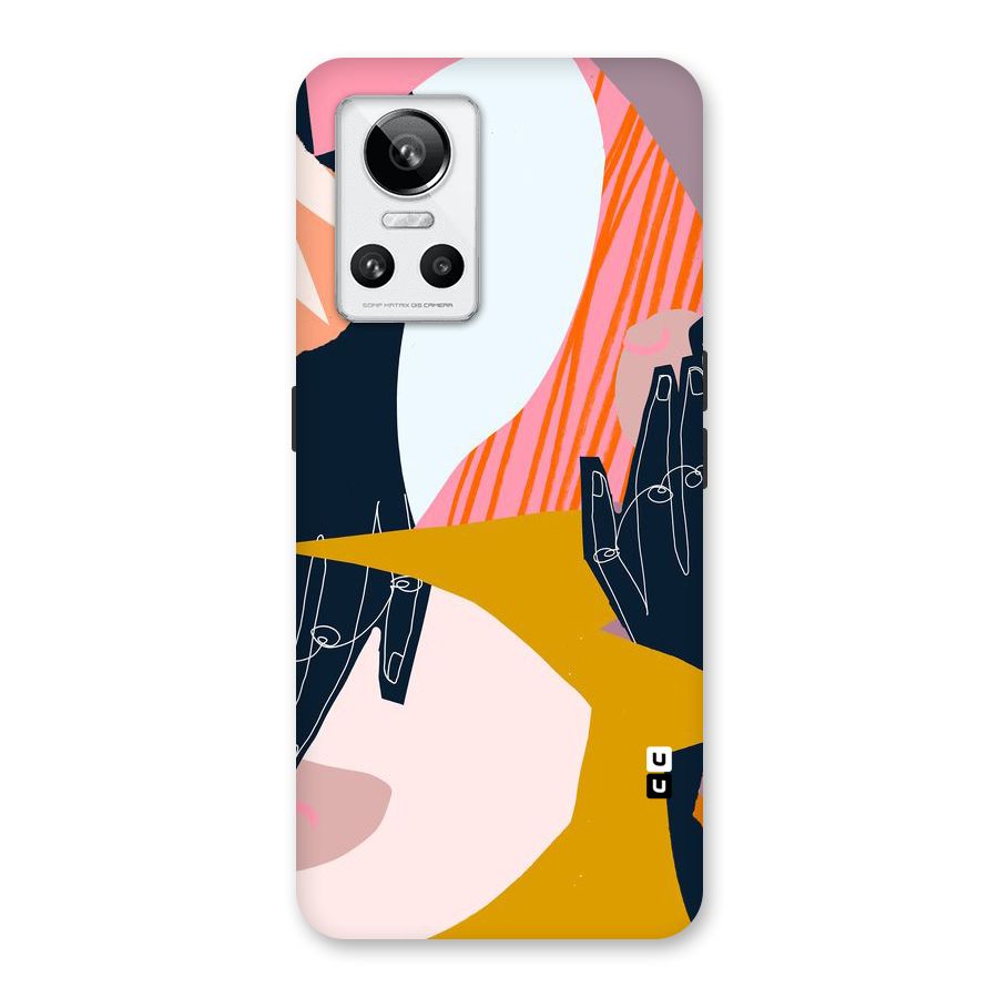 Abstract Hands Back Case for Realme GT Neo 3