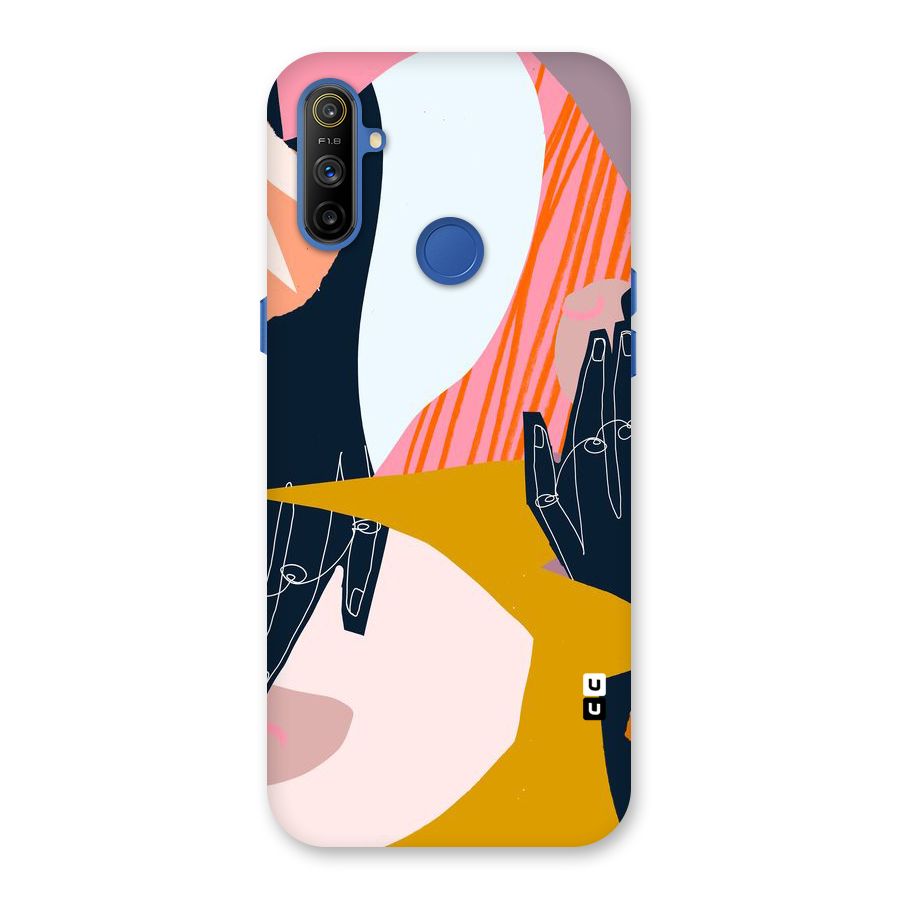 Abstract Hands Back Case for Realme Narzo 10A