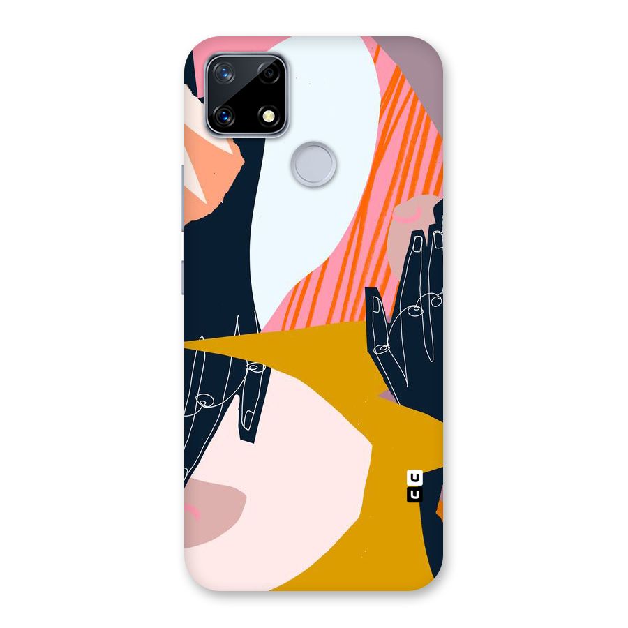 Abstract Hands Back Case for Realme Narzo 20