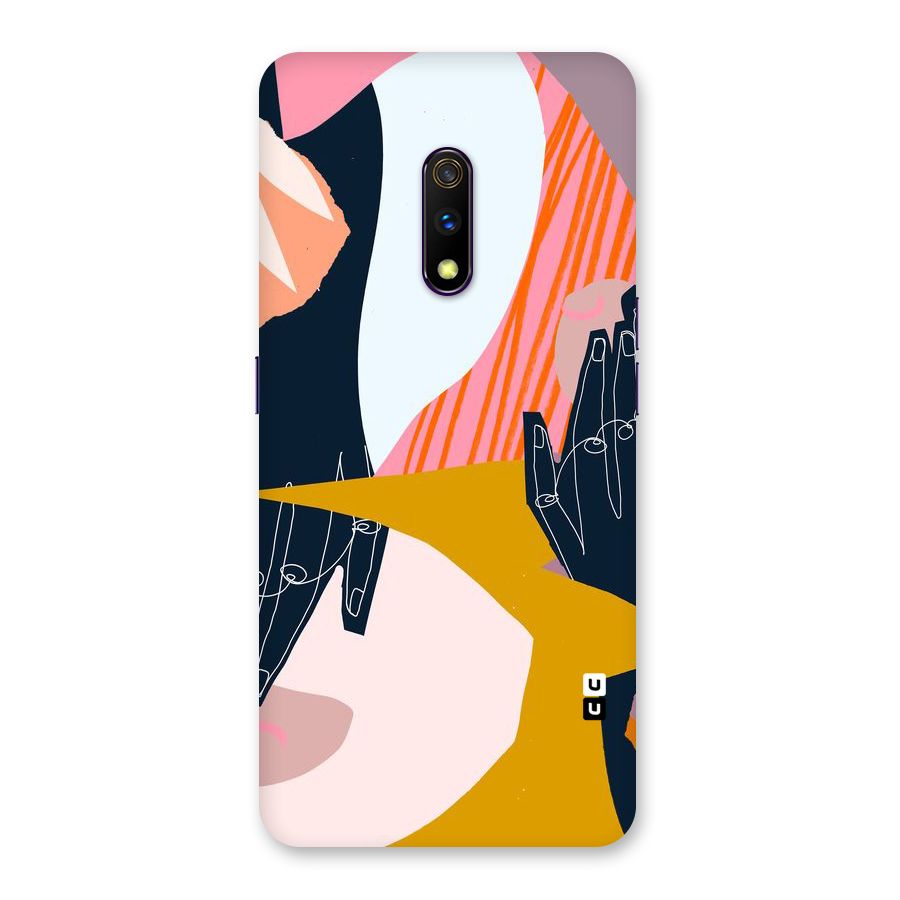 Abstract Hands Back Case for Realme X