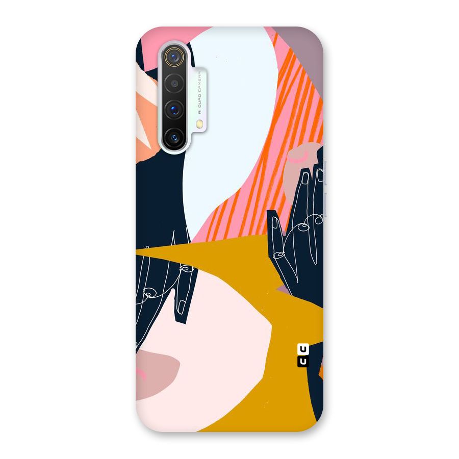 Abstract Hands Back Case for Realme X3
